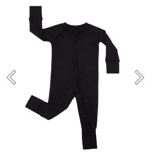 NWT Little Sleepies 12-18 months Black Zippy